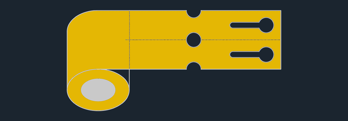 Etiquette à boucle en rouleau BR136A-2, longueur de boucle 136mm